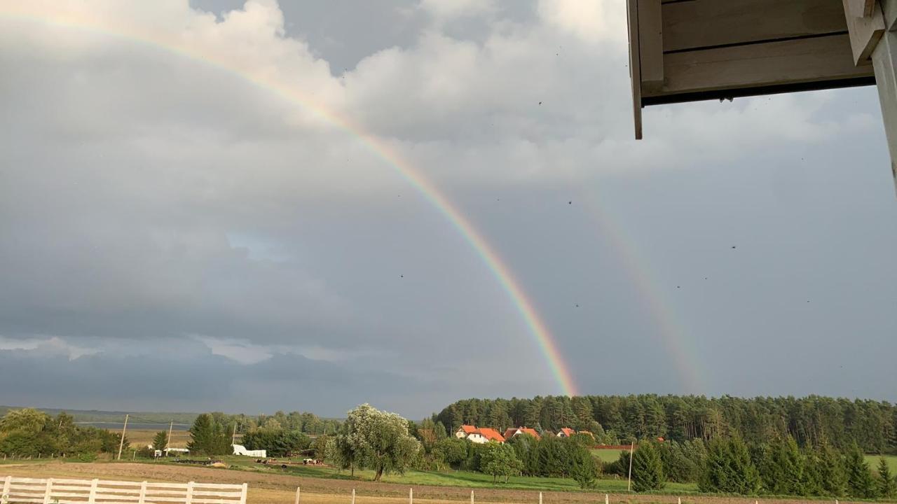 Gizycko-Przerwanki Domki Widok Na Mazury Kültér fotó